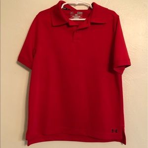 Boys Under Armour polo size small